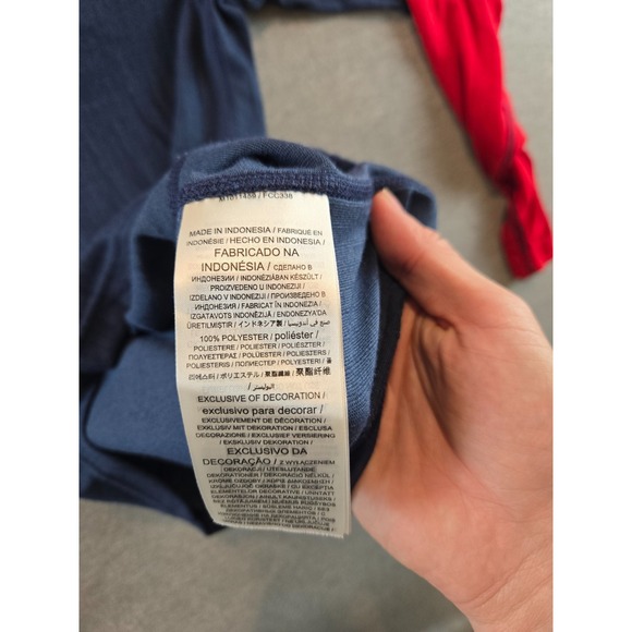 Los Angeles Angels x Nike Baseball Shirt Mens M Blue L/S Center Swoosh Dri Fit - Picture 9 of 10